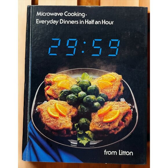 Microwave Cookbook Everyday Dinners in 30 Minutes Vintage 1980 Easy Recipes - Picture 1 of 11